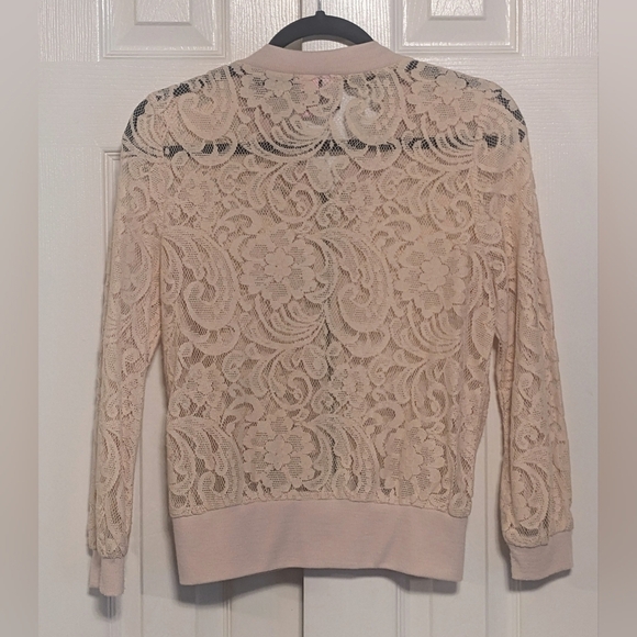 5/$25 Love on a Hanger Lace Jacket - Picture 2 of 5